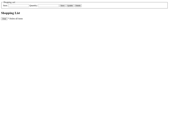 test screenshot