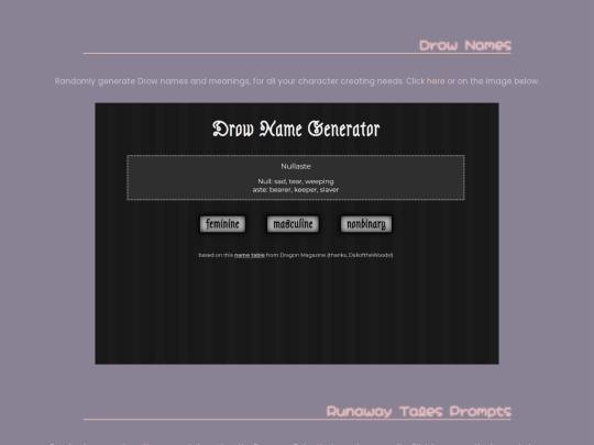generators screenshot