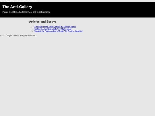 antigallery screenshot