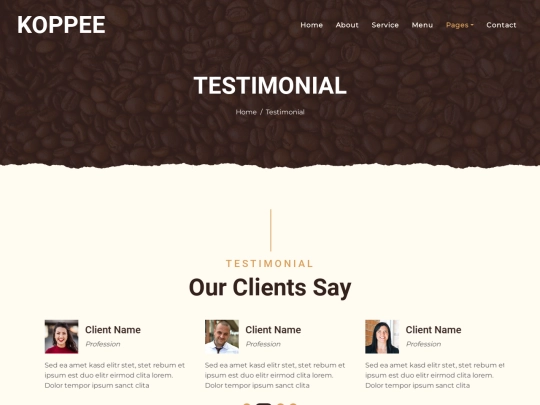 coffee-shop-html-template/testimonial screenshot