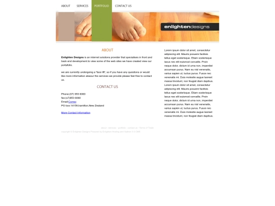 portfolio screenshot