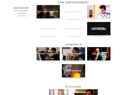 cybernoir_cast screenshot