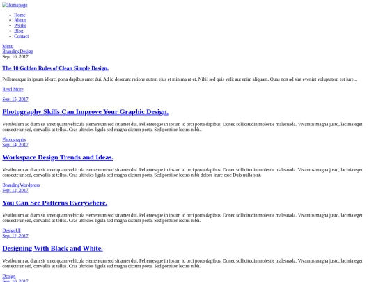 blog screenshot