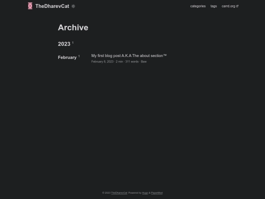 archives screenshot