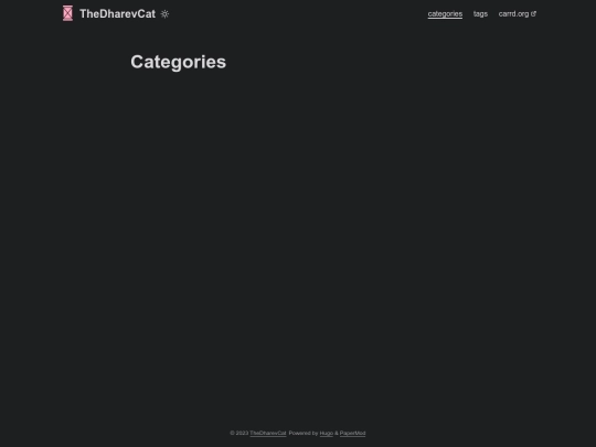 categories screenshot