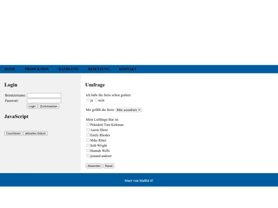 projects/Wh1 Javascript,CSS/Startseite_wh1 screenshot
