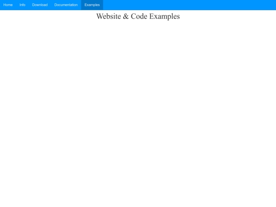 examples screenshot