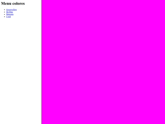 Frames/Menu frame screenshot