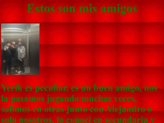Mis amigos/Mis amigos screenshot