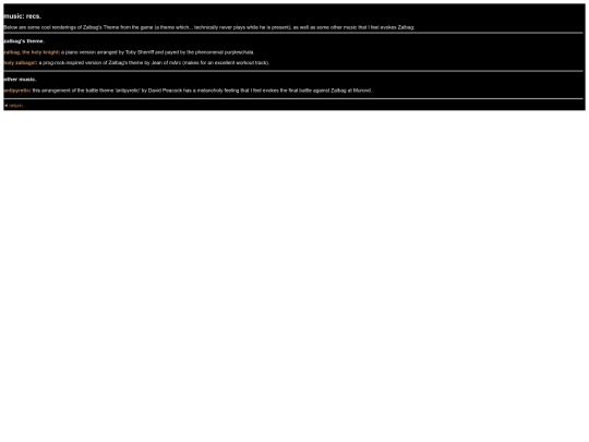 hopeabandonsme/music/recs screenshot