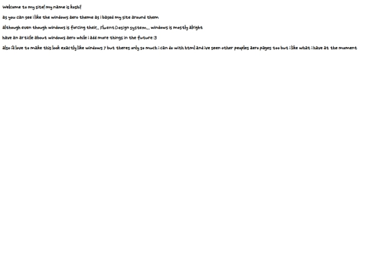 pages/welcometxt screenshot