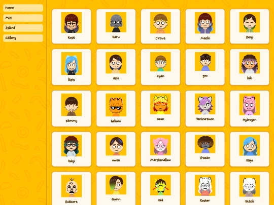 tomodachi/miis screenshot