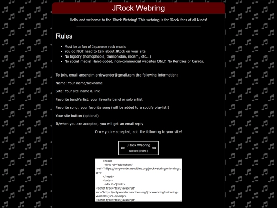jrockwebring screenshot