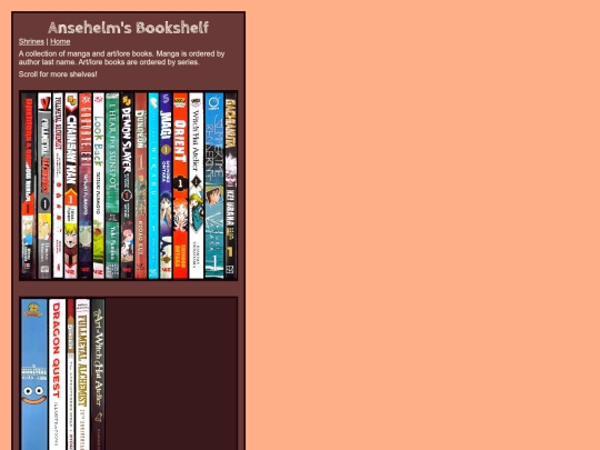 shrines/bookshelf screenshot
