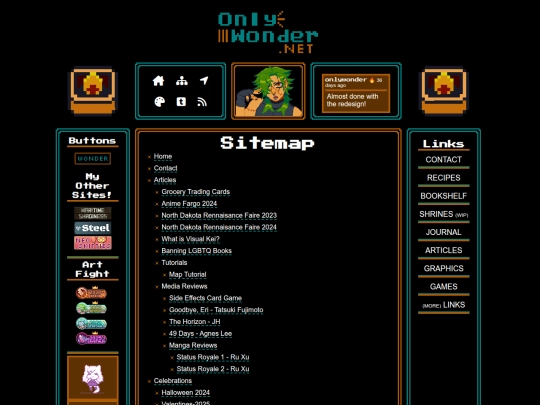 sitemap screenshot