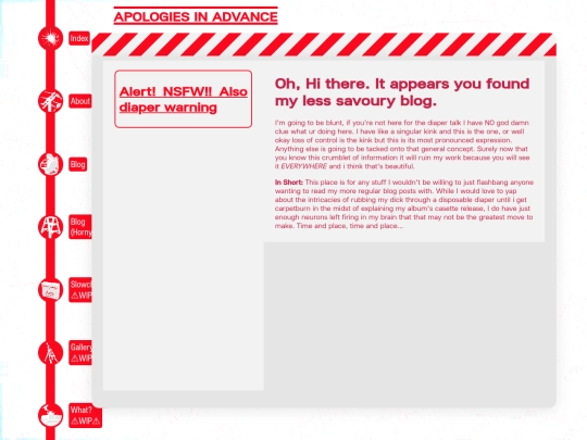 hornyblog screenshot