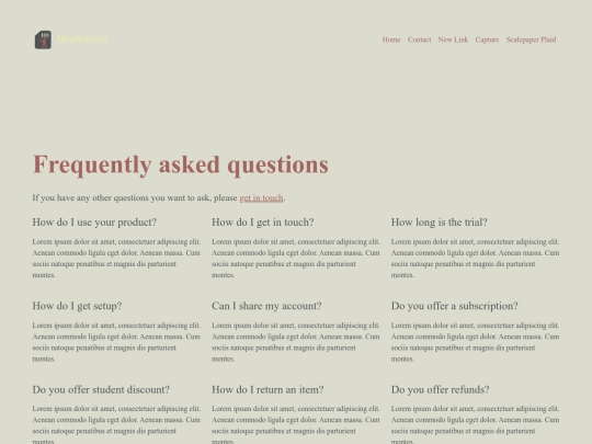 blocs/faq screenshot