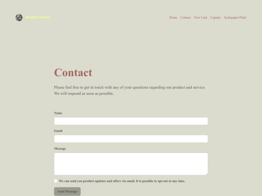 contact screenshot