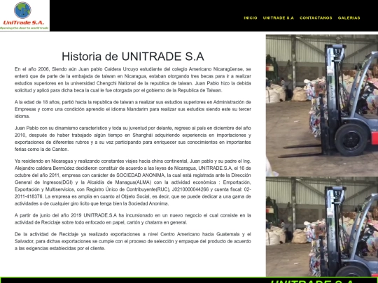 historia unitrade screenshot