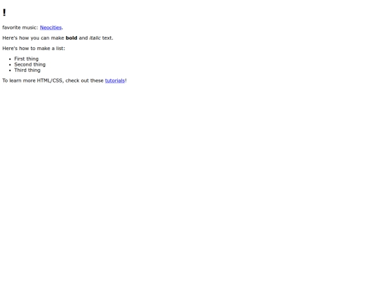 index screenshot