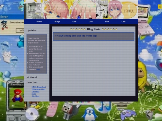 navbar/blogs screenshot