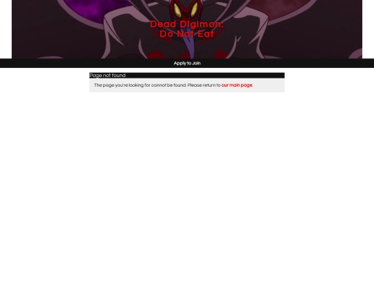 not_found screenshot