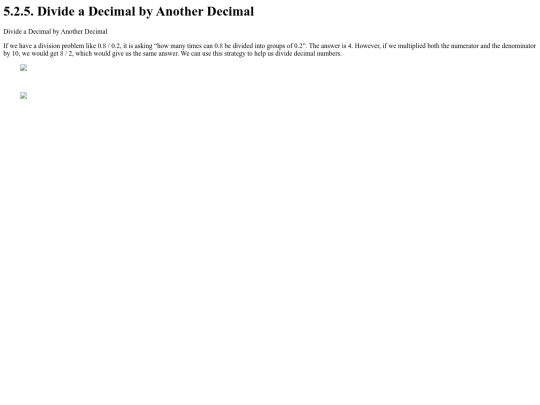 prealgebra/Prealgebra/Chapter 1 Whole Numbers/5.2.5. Divide a Decimal by Ano screenshot