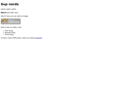 index screenshot