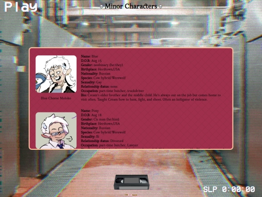 MinorCharacters screenshot