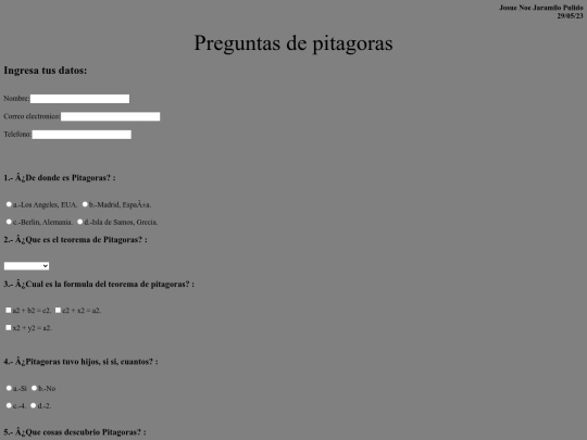 quiz screenshot