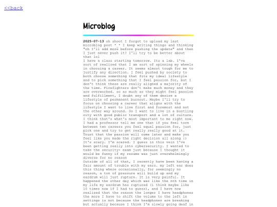 microblog screenshot