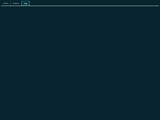 log screenshot