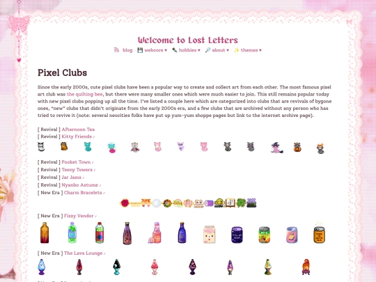 pixel-clubs screenshot