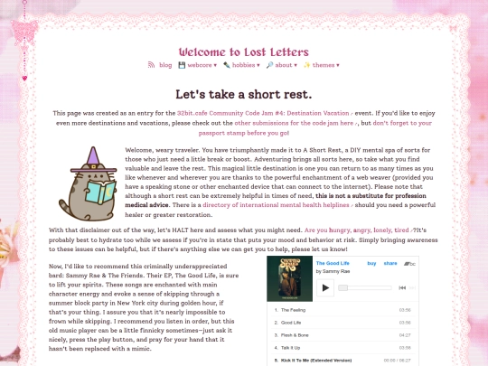 short-rest screenshot
