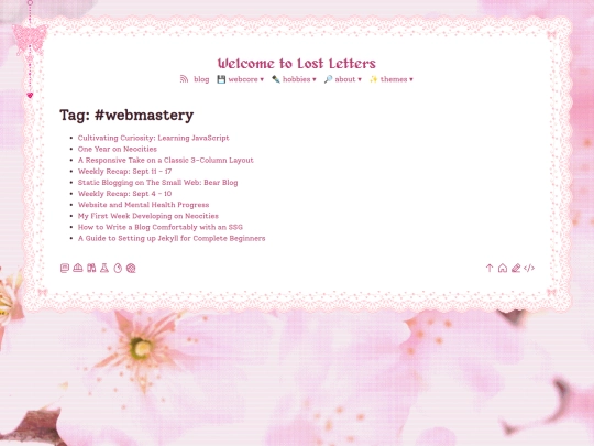 tag/webmastery screenshot