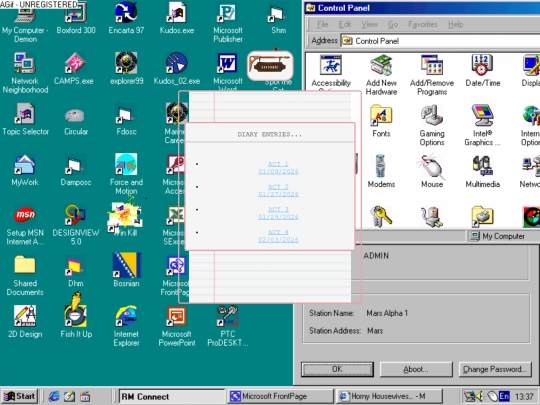 diary screenshot