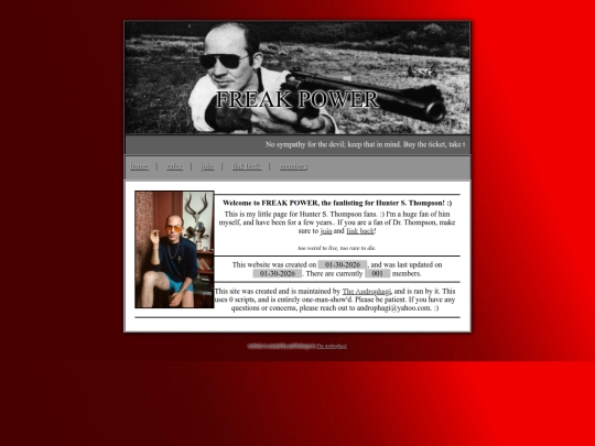 fl/hunterthompson screenshot
