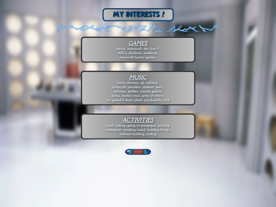 interests screenshot