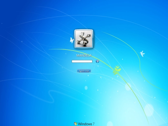 login screenshot