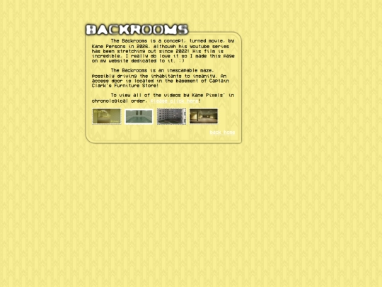 shrines/backrooms screenshot