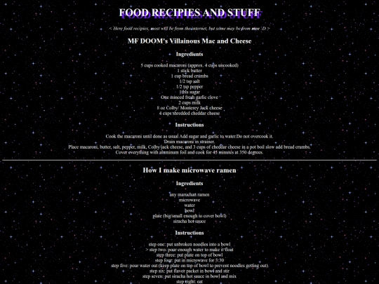 food screenshot