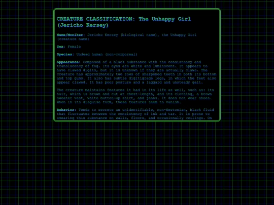 creatureclass screenshot