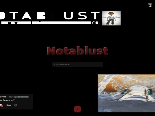 Notablust screenshot