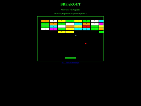 breakout screenshot