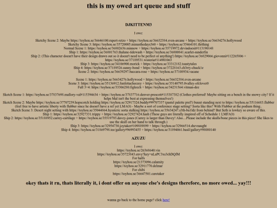 queue screenshot