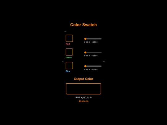 colors screenshot