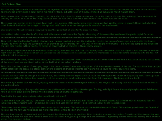 fic/ff1_fullfathom screenshot