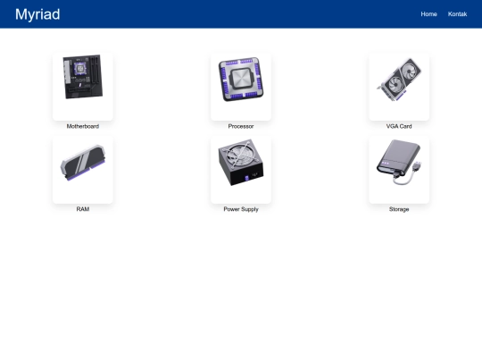 Test Catalog/Index screenshot