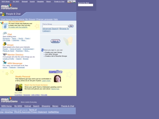 MSN People and Chat - More Useful Everyday screenshot