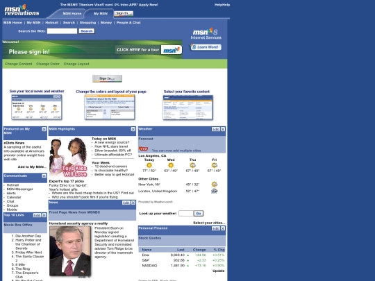 My MSN screenshot